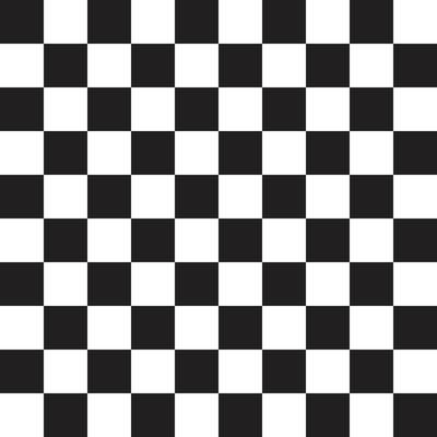 Illustration Vector Pattern Chessboard Black and White