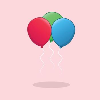 Ilustration vector Graphic Of Three Ballons Good For Background, Ornament and more