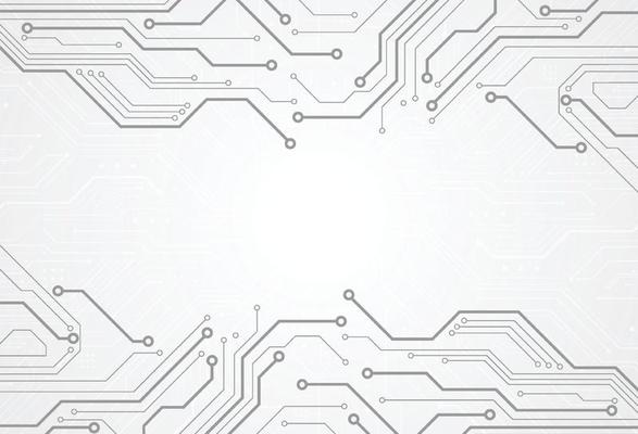 Abstract digital background with technology circuit board texture. Electronic motherboard illustration. Communication and engineering concept. Vector illustration