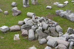 Ruins of the House of the Vestals in the Roman Forum. Rome, Italy photo