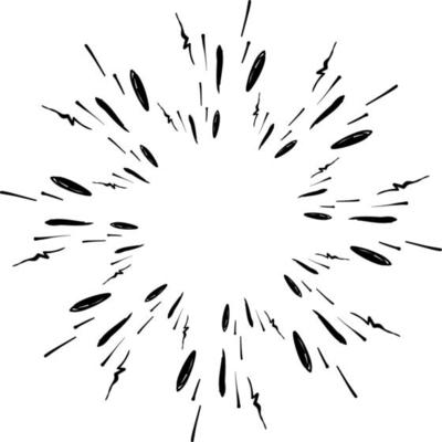 hand drawn doodle design element, starburst doodle ,sparkling doodle,firework doodle.isolated background