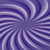 Ultra violet and white rotating hypnosis spiral. Optical illusion. Hypnotic psychedelic vector illustration. Twirl abstract background. Easy to edit design template.