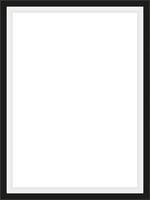 Realistic black frame isolated on grey background. Perfect for your presentations. vector