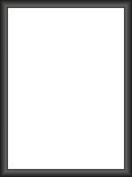 Realistic black frame isolated on grey background. Perfect for your presentations. vector