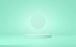 Podium abstract background. Geometric shape.white colors scene. Minimal 3d rendering. Scene with geometrical background. 3d render photo