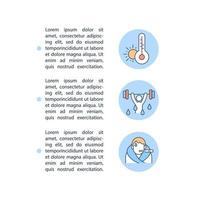 Dehydration reason concept line icons with text. PPT page vector template with copy space. Brochure, magazine, newsletter design element. Body water loss linear illustrations on white