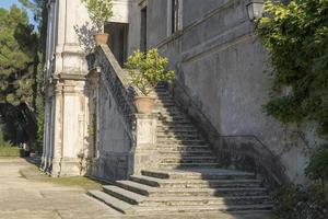 Stairs to Villa d'este in Tivoli main entrance. photo