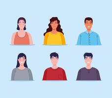 group of people vector