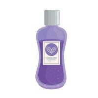 purple fragrance bottle vector