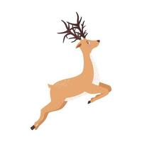 reindeer jumping character vector