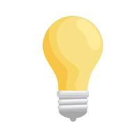 light bulb icon vector