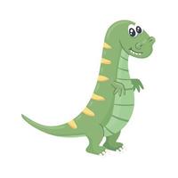 cute raptor character vector