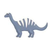 cute andesaurus character vector