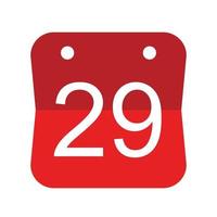 29 Event date icon, Calendar date icon vector