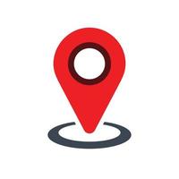 Map navigation pointer icon vector