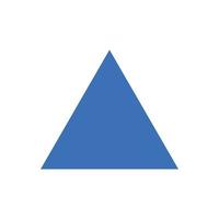 triángulo flecha hacia arriba vector
