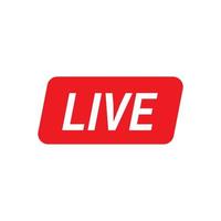 Live Stream, Live Icon, Live Streaming Icon Symbol vector