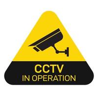 icono de cámara cctv, icono de cámara de seguridad vector