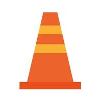 orange signaling cone vector