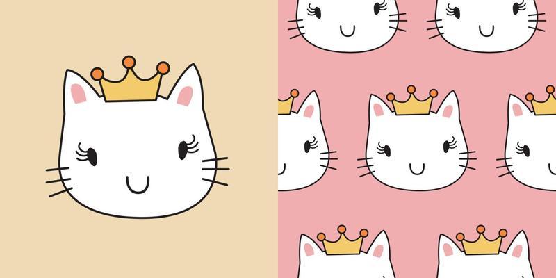 Cat Wallpaper Vector Art, Icons, and Graphics for Free Download