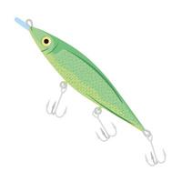 fishing lure with three hooks vector