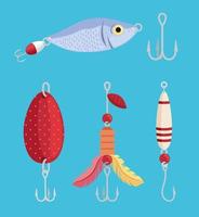 different fishing lures