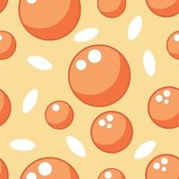 Seamless pattern with caviar with rice Japanese food, cartoon caviar with rice in a flat style, textile seamless pattern. vector