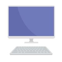 computer desktop technology vector