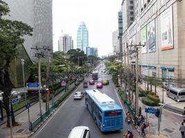 Witthayu road BANGKOK THAILAND31 DECEMBER 2018. photo