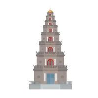 temple of vietnam vector