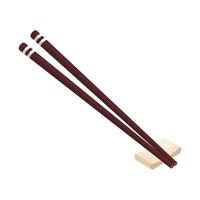 chopstick japanese culture vector