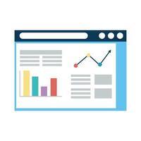 webpage with statistics vector