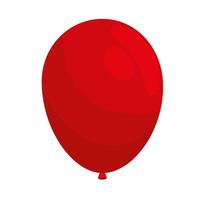 helio globo rojo vector