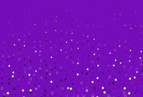 diseño de vector de color púrpura claro con rectángulos, cuadrados.
