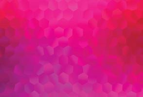 Light Purple, Pink vector cover with set of hexagons.