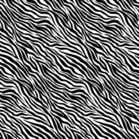 Simple Zebra Animal Motif Vector Seamless Pattern Design