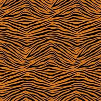 Simple Tiger Animal Motif Vector Seamless Pattern Design