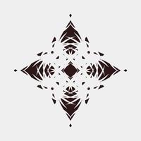 vector illustration of unique symmetrical motifs for decoration