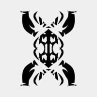 vector illustration of a unique and symmetrical high artful image for place decoration or ornamentation