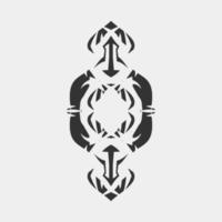 vector illustration of a unique and symmetrical high artful image for place decoration or ornamentation