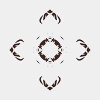 vector illustration of beautiful and symmetrical images for wall decoration or cloth and t-shirt screen printing