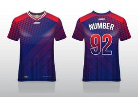 Soccer jersey tshirt sport template vector