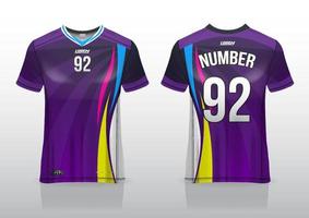 Soccer jersey tshirt sport template vector