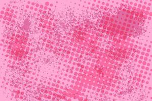 cepillo de patrón de círculo rosa de fondo de semitono aleatorio, punto, círculos. textura de arte moderno vectorial para carteles, tarjetas de visita, portada, maqueta de etiquetas, diseño de pegatinas vector