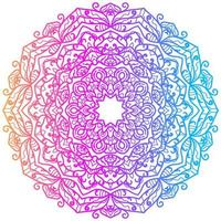 Mandala ornament or flower background design. vector