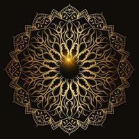 Mandala ornament or flower background design. vector