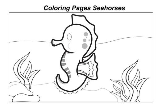 Coloring pages. Marine wild animals. little cute baby octopus ...