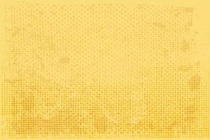 fondo amarillo semitono textura material grunge fondo. textura de arte moderno vectorial para carteles, tarjetas de visita, portada, maqueta de etiquetas, diseño de pegatinas vector