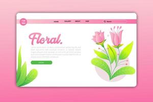 landing page or web page design templates for beauty, spa, wellness, natural products, cosmetics, body care. handraw  vector illustration concepts for website and mobile website development.