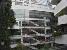 EmQuartier shopping mall BANGKOK THAILAND11 MAY 2019opened in May 2015. It is one of three malls planned for the EM District along with the existing Emporium and the EmSphere. photo